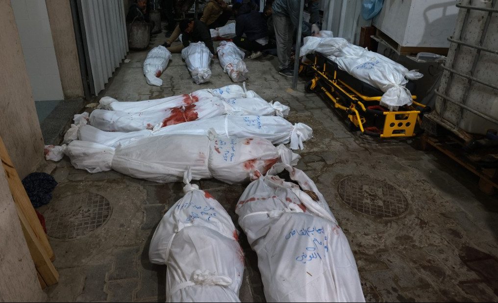 Bodies of Palestinians